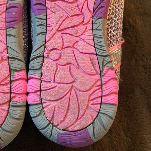 JAMBU KD Sora Pink/ Silver Mary Jane Outdoor/ Water Shoe Sz 5 Big Kid - Picture 6 of 12